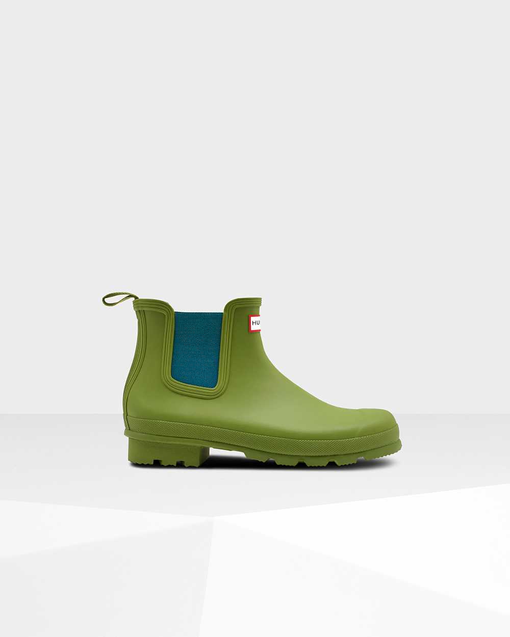 Hunter Original Men's Chelsea Boots NZ-64107Y Green